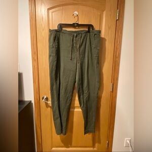 Venezia Jeans Clothing Co Plus Size 18/20 100% Cotton Green Pants